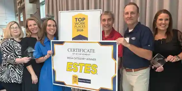 Estes Ranks No. 1 In Top Workplace – Mega Category