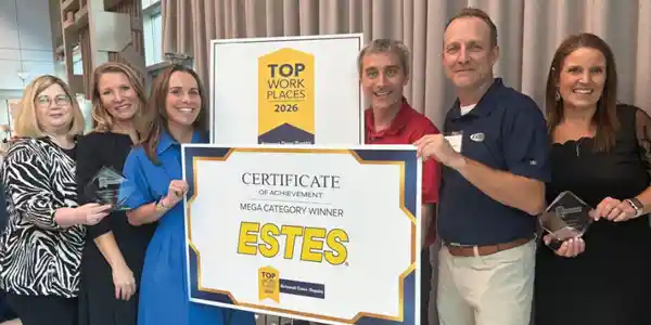 Estes Ranks First In Richmond’s Top Workplaces - Mega Category For The Second Time