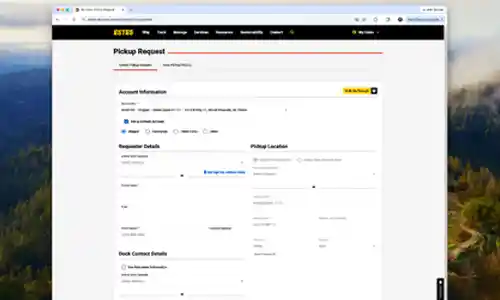 Image for the question: Can I schedule pickups online?