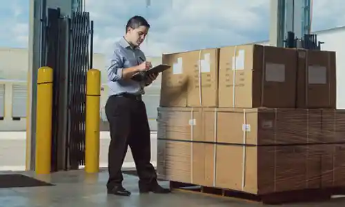 Image for the question: Do grocers dictate how incoming shipments are palletized?